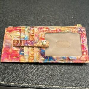 Brahmin Melbourne Collection Credit Card Wallet Happy Hour